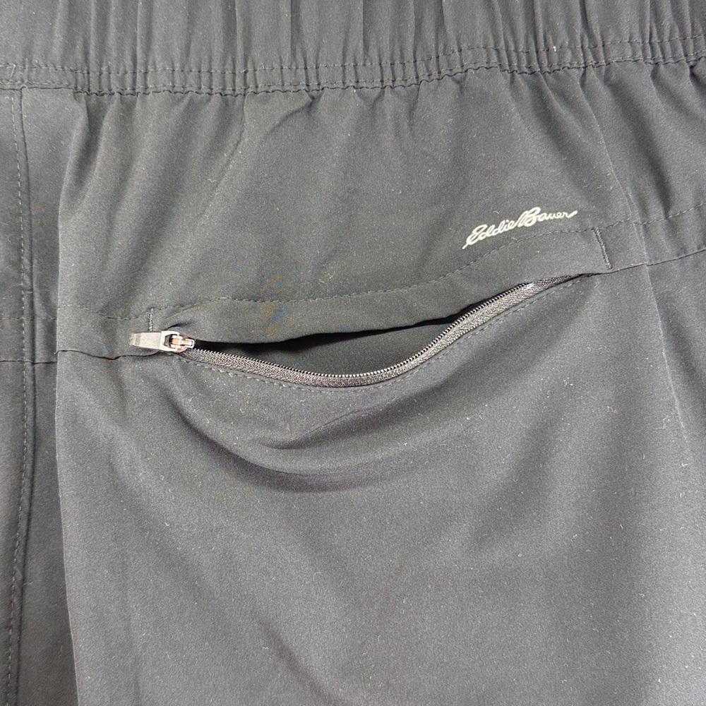 Eddie Bauer Black Pull On Pants Straight Leg Womens 2X High Rise Ankle - Picture 7 of 9